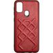 Чехол для Samsung Galaxy M30s (M307) Jesco Leather case Красный в магазине belker.com.ua