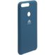 Оригинальный чехол для Huawei Y7 Prime 2018 Silicone Case Темно-синий в магазине belker.com.ua