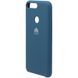 Оригинальный чехол для Huawei Y7 Prime 2018 Silicone Case Темно-синий в магазине belker.com.ua