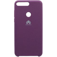 Оригинальный чехол для Huawei Y7 Prime 2018 Silicone Case Фиолетовый смотреть фото | belker.com.ua