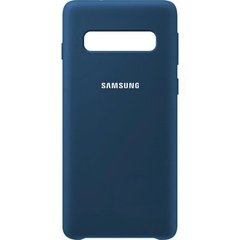 Защитный чехол для Samsung Galaxy S10 Plus G975 Original Soft Case Темно-синий смотреть фото | belker.com.ua