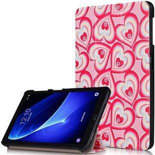 Чехол для Samsung Galaxy Tab A 10.1 T580, T585 Moko Сердечки смотреть фото | belker.com.ua