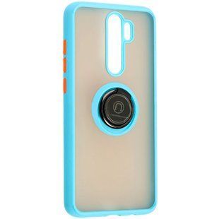 Чехол для Xiaomi Redmi Note 8 Pro LikGus Ring case Голубой смотреть фото | belker.com.ua