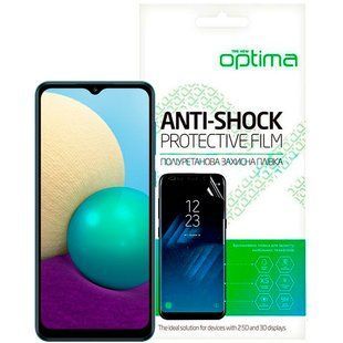 Противоударная TPU пленка для Samsung Galaxy A02 (A022) Optima Anti-Shock на экран Прозрачный смотреть фото | belker.com.ua