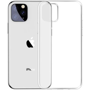 Силиконовый чехол для iPhone 12 Pro Baseus Simple case Прозрачный Прозрачный смотреть фото | belker.com.ua