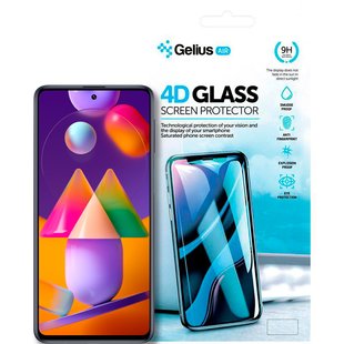 Защитное стекло для Samsung Galaxy M31s (M317) Gelius 4D Черный смотреть фото | belker.com.ua