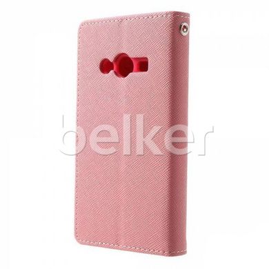 Чехол книжка для Samsung Galaxy J2 J200 Goospery Розовый смотреть фото | belker.com.ua