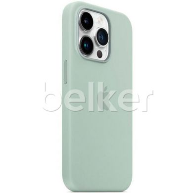 Чехол для для iPhone 15 Pro Silicone case Бирюзовый смотреть фото | belker.com.ua