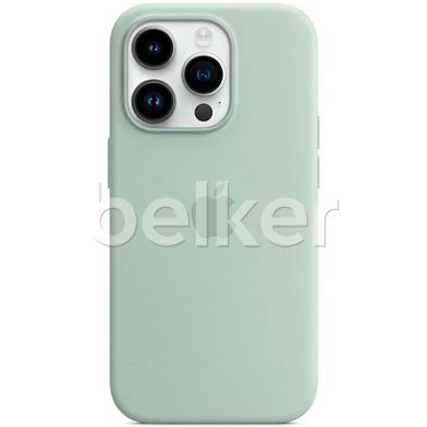 Чехол для для iPhone 15 Pro Silicone case Бирюзовый смотреть фото | belker.com.ua