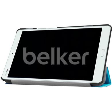 Чехол для Huawei MediaPad M3 Lite 8.0 Moko кожаный Голубой смотреть фото | belker.com.ua