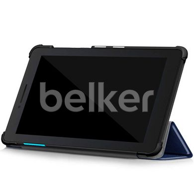 Чехол для Lenovo Tab E7 7.0 TB-7104 Moko кожаный Темно-синий смотреть фото | belker.com.ua