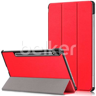 Чехол для Samsung Galaxy Tab S7 11 (T870/T875) Moko кожаный Красный смотреть фото | belker.com.ua