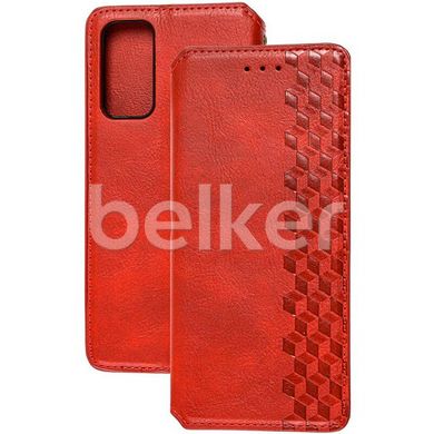 Чехол книжка для Samsung Galaxy S20 FE G780 Getman case Cubic Красный смотреть фото | belker.com.ua