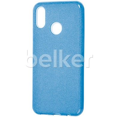 Силиконовый чехол для Huawei P Smart Plus Remax Glitter Silicon Темно-синий смотреть фото | belker.com.ua