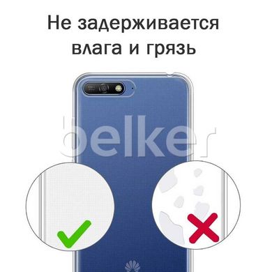 Силиконовый чехол для Huawei Y6 2018 прозрачный  смотреть фото | belker.com.ua