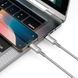 Кабель USB-C на USB-C Wiwu Maglink Magnetic Wi-C084 100W 1 метр Серый в магазине belker.com.ua