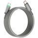 Кабель USB-C на USB-C Wiwu Maglink Magnetic Wi-C084 100W 1 метр Серый в магазине belker.com.ua