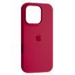 Чехол для iPhone 16 Pro Max Silicone Case (replica) Алый