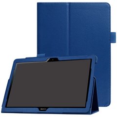 Чехол для Huawei MediaPad M5 Lite TTX кожаный Темно-синий смотреть фото | belker.com.ua