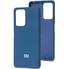 Оригинальный чехол для Xiaomi Redmi Note 10 Pro Full Soft case Синий