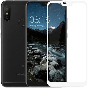 Защитное стекло для Xiaomi Mi A2 Lite Optima 3D Белый смотреть фото | belker.com.ua