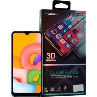 Защитное стекло для Samsung Galaxy A01 (A015) Gelius Pro 3D Черный смотреть фото | belker.com.ua