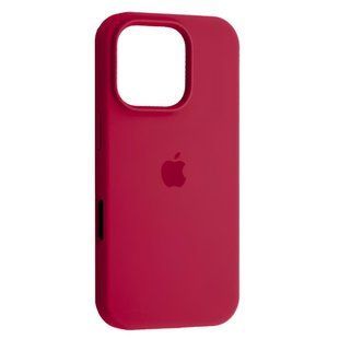 Чехол для iPhone 16 Pro Max Silicone Case (replica) Алый