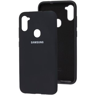 Чехол для Samsung Galaxy A11 (A115) Silicone Case Черный смотреть фото | belker.com.ua