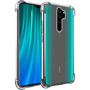 Противоударный силиконовый чехол для Xiaomi Redmi Note 8 Pro Transparent Armour case Прозрачный смотреть фото | belker.com.ua