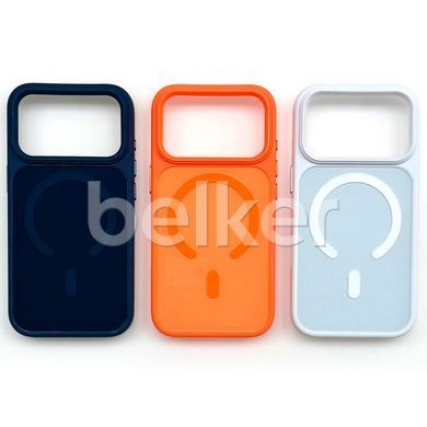 Чехол для iPhone 18 Pro Max Color MagSafe Full Синий