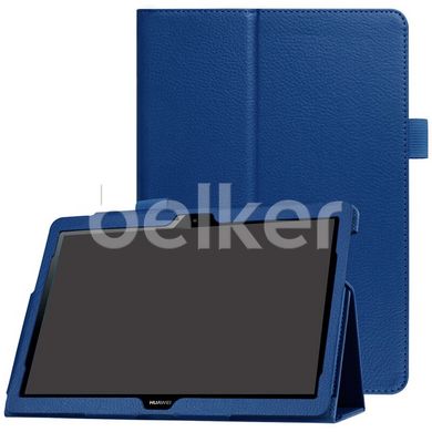 Чехол для Huawei MediaPad M5 Lite TTX кожаный Темно-синий смотреть фото | belker.com.ua