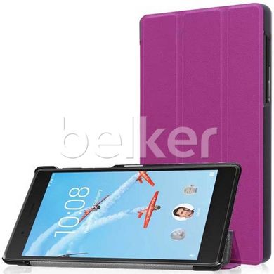 Чехол для Lenovo Tab 4 7.0 Essential TB-7304 Moko кожаный Фиолетовый смотреть фото | belker.com.ua