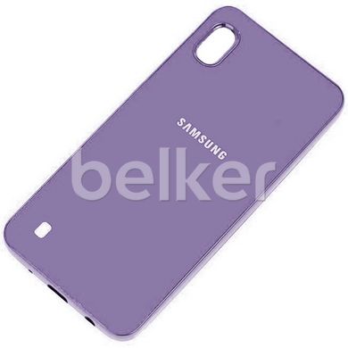 Чехол для Samsung Galaxy A10 2019 (A105) Soft glass case Сиреневый смотреть фото | belker.com.ua