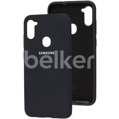 Чехол для Samsung Galaxy A11 (A115) Silicone Case Черный смотреть фото | belker.com.ua