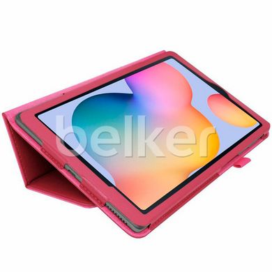 Чехол для Samsung Galaxy Tab S6 Lite 10.4 P610 ТТХ Кожаный Малиновый смотреть фото | belker.com.ua