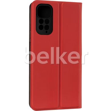 Чехол книжка для Xiaomi Redmi Note 11 Book Cover Gelius Shell Case Красный