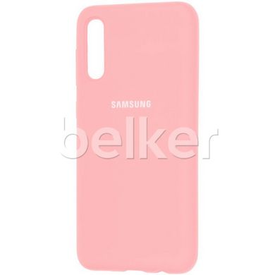Оригинальный чехол для Samsung Galaxy A70 A705 Soft Silicone Case Розовый смотреть фото | belker.com.ua