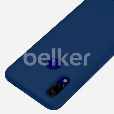 Оригинальный чехол для Xiaomi Redmi 7 Soft Silicone Case Темно-синий смотреть фото | belker.com.ua