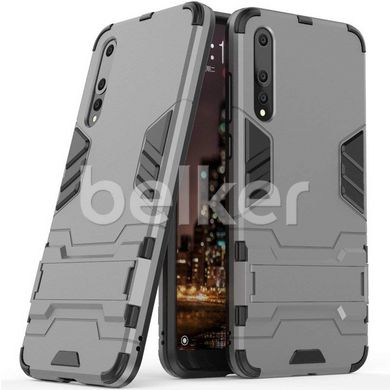 Противоударный чехол для Huawei P20 Pro Honor Hard Defence Тёмно-серый смотреть фото | belker.com.ua
