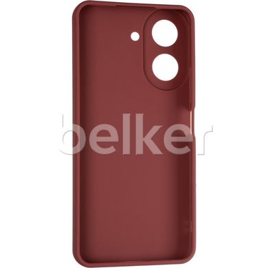 Противоударный чехол для Xiaomi Redmi 13C 4G Full soft case Фиолетовый