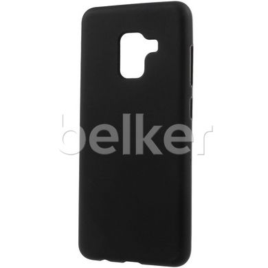 Силиконовый чехол для Samsung Galaxy A8 Plus 2018 (A730) Belker Черный смотреть фото | belker.com.ua