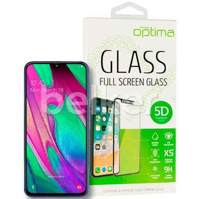 Защитное стекло для Samsung Galaxy A40 A405 Optima 5D Черный смотреть фото | belker.com.ua