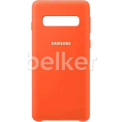Защитный чехол для Samsung Galaxy S10 Plus G975 Original Soft Case Оранжевый смотреть фото | belker.com.ua
