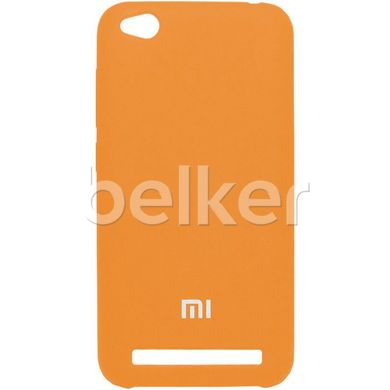 Защитный чехол для Xiaomi Redmi 5A Original Soft Case Оранжевый смотреть фото | belker.com.ua