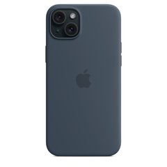 Чехол Apple Silicone Case MagSafe для iPhone 15 Plus Синий