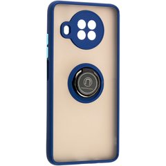 Чехол для Xiaomi Mi 10T Lite LikGus Ring case Синий