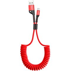Кабель USB Type-C витой Baseus Spring (1.6 метра) Красный