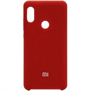 Чехол для Xiaomi Redmi Note 6 Pro Silicone Case оригинальный Красный смотреть фото | belker.com.ua