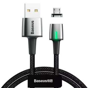 Кабель microUSB Baseus Zinc Fabric Magnetic MicroUSB (CAMXC-A01) 1 метр