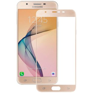 Защитное стекло для Samsung Galaxy J5 Prime G570 Tempered Glass 3D Золотой смотреть фото | belker.com.ua